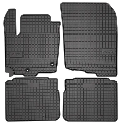 Image de Tapis de sol en caoutchouc pour Suzuki S-Cross 2020- (SUV) – 4 pièces, noirs, sur mesure