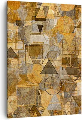 Produktbild von Bild auf Leinwand - Leinwandbild - Einteilig - Abstraktion modern - 50x70cm - Wand Bild - Wanddeko - Wandbilder - Leinwanddruck - Wanddekoration - Leinwand bilder - Wandbild - PA50x70-4021