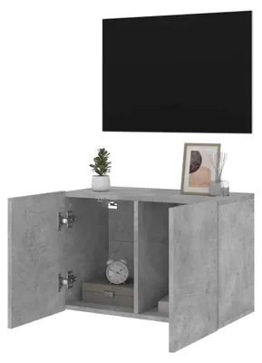 Produktbild von Fernsehschrank Wandschrank in Betongrau 60x30x41cm