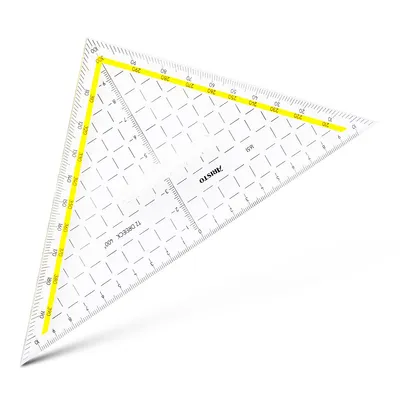 Obrázok produktu pre ARISTO TZ trojuholník, krištáľovo číry, hypotenuse: 225 mm