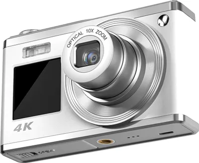 Produktbild von Andoer 2,88 Zoll tragbare Digitalkamera, Kompaktkamera, 60 MP, 4K Ultra HD, 16-facher Zoom, Autofokus, Selbstausloeser, Anti-Verwackelung, mit 2 Stueck Batterien, 32 GB Speicherkarte, tolles Geschenk fuer Kinder, Jungen, Maedchen, Erwachsene, Teenager, Studenten