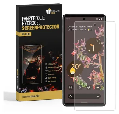 Produktbild von 2x Panzerfolie für Google Pixel 6 Pro HYDROGEL FULL-CURVED Displayschutz HD KLAR Schutzfolie ANTI-SHOCK/ ANTI-KRATZ/ ANTI-BRUCH/ ANTI-SCHMUTZ