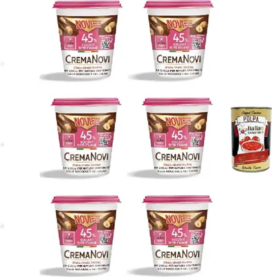 Produktbild von Novi CremaNovi 350gr, Italienischer Haselnussaufstrich 6x350g + Italian Gourmet polpa 400gr