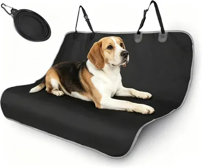 Imagen del producto de Funda protectora para perros, impermeable y resistente a los arañazos, de 140 x 110 cm, para el asiento trasero