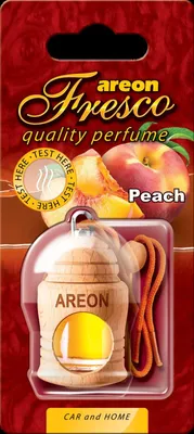 Produktbild von Duftdose Duftbaum Lufterfrischer Pfirsich 2x Original Areon FRESCO Autoparfüm