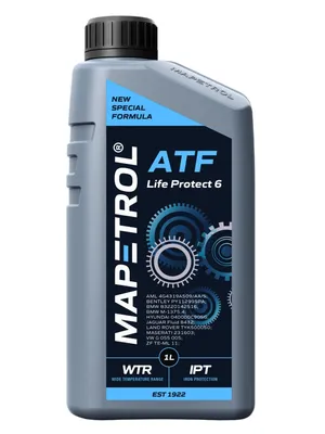 Produktbild von MAPETROL ATF Life Protect 6 ATF 6HP Automatikgetriebeöl Synthetiköl 1L MAP0181 für VW Phaeton (3D1, 3D2, 3D3, 3D4, 3D6, 3D7, 3D8, 3D9) für AUDI Q7 A8