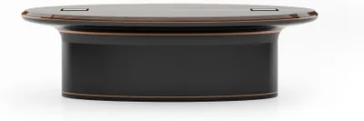 Image de Table de conférence en bois marron moderne élégante robuste