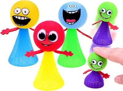 Farebný skákací elf Iná kreatívna hračka Jokomisiada Vek: 3+, Materiál: plast, Materiál: pena, Pohlavie: unisex, Batérie: nie, Stav tovaru: Nový