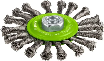 Zdjęcie produktu dla Bosch 2 608 622 106, Kółko druciane, 1,4 cm, 11,5 cm, 0,5 mm, 12500 RPM, Metal