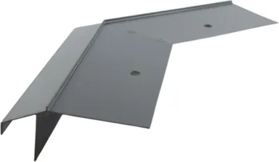 Produktbild von Renoplast Aluminium Traufprofil K10R Harzböden, Innenecke 135°, Grau