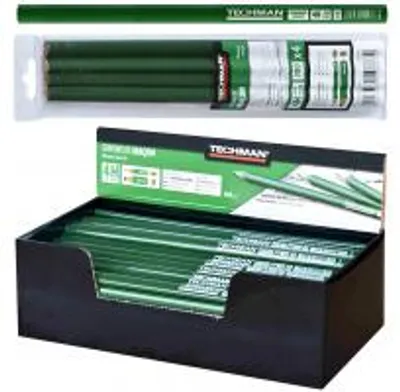 Image de Crayons de macon 30 cm 4 crayons 300 mm
