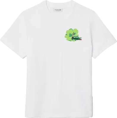 Obrázok produktu pre Lacoste - Tričko Floral pre ženy GT5604 (36 SK) (Biela)