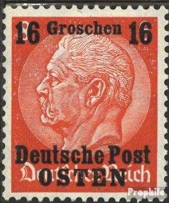 Produktbild von Briefmarken Generalgouvernement 1939 Mi 4 gestempelt Hindenburg