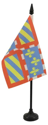 Immagine prodotto di AZ FLAG - Bandiera da tavolo, bordeaux, 15x10 cm, poliestere 100D, base in plastica