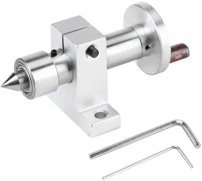 Immagine prodotto di Allecto - Mandrino vivo regolabile a doppio cuscinetto per mini tornio - Utensile per lavorazione del legno