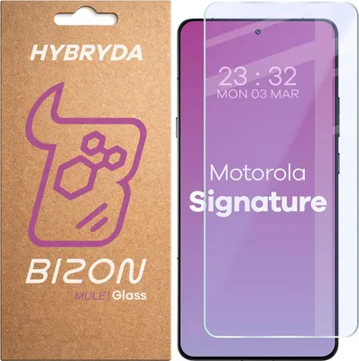 Produktbild von Flexibles Hybridglas für Motorola Signature, Bizon Glass Mule