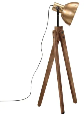 Obrázok produktu pre vidaXL Stojacia lampa 25 W antická mosadz 45x45x120 cm E27