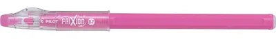 Image de Pilot FriXion Ball Stick, Stylo gel avec capuchon, Rose, Rose, Plastique, Moyen, Moyen