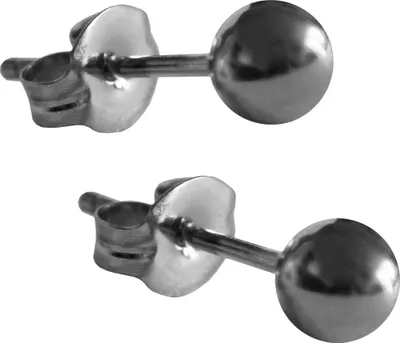 Produktbild von Chirurgenstahl Ohrstecker mit Kugel 3-5mm Studex Sensitive Größe - 5 mm Material - Chirurgenstahl
