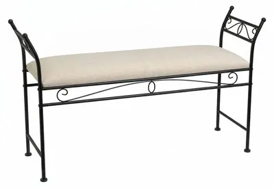 Immagine prodotto di Panchina Arredo Giardino Metallo Panchinetta Esterno.Variante:115 34