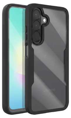 Productafbeelding van Avizar, Volledige hoes voor de Galaxy A27 met magnetische achterkant en 360° bescherming, zwart