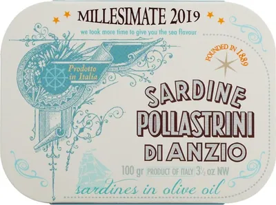Produktbild von Pollastrini Jahrgangssardinen 2023 in Olivenöl