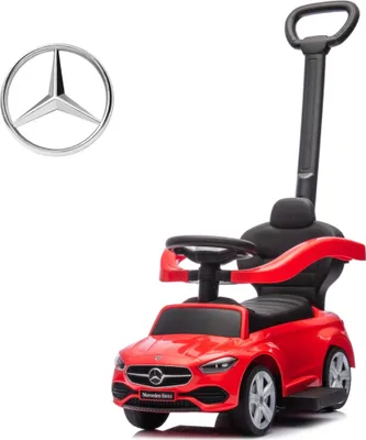 Zdjęcie produktu dla Milly Mally Pojazd z rączką MERCEDES C-Class Red