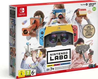 Produktbild von Nintendo Labo VR Kit, Set, Nintendo Switch, Mehrfarbig, Karton, Cartoon-Muster, Nintendo