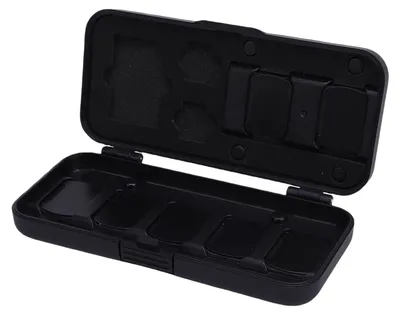 Zdjęcie produktu dla Pudełko do przechowywania filtrów obiektywowych, pasujące do DJI OSMO POCKET 3, 10 przegródek, amortyzujące wstrząsy, wodoodporne etui na filtry obiektywowe