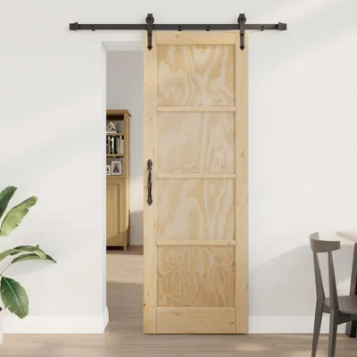 Produktbild von Möbel Schiebetür ORKDAL Natur 73,5 x 211 cm Massives KiefernholzHaustüren - Haustüren c6273