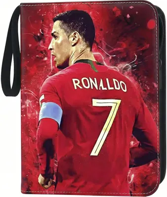 Produktbild von cristiano ronaldo Fußball-Sammelkarten-Album, Sammelkarten-Ringbuch, 4 Taschen/Seite, 50 Seiten, für 400 Karten cr7