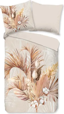 Produktbild von Good Morning  Bettwäsche  "Gia" - Zand - (135x200 cm) - 100%  Baumwolle