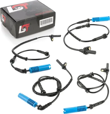 Produktbild von 4x ABS Sensor Raddrehzahlgeber Set vorne hinten für BMW 5er E60 xDrive