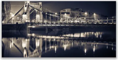 Produktbild von Tulup Leinwand-Bilder 140x70 Wandbild Canvas Kunstdruck Brücke Architektur