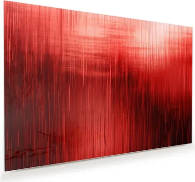 Produktbild von Glasbild 90x60cm in XXL für Wohnzimmer, Schlafzimmer Motiv Rote Textur