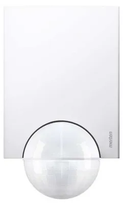 Produktbild von Merten ARGUS 220, Decke/Wand, Draußen, Weiß, IP55, 1000 Lux, 220°