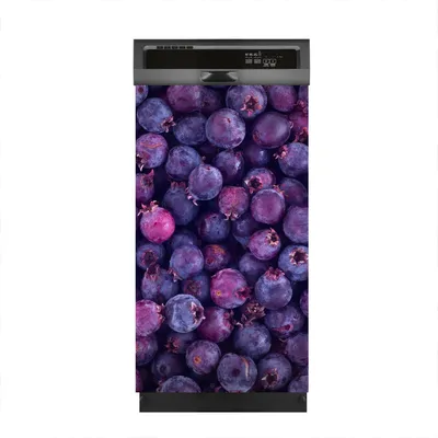 Produktbild von Magnete Dekorative 45x80 cm Küche Magnetmatte Spülmaschine - Schattenbeere Obst