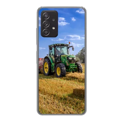 Produktbild von MuchoWow® Handyhülle Schutzhülle Hülle für Samsung Galaxy A53 5G Traktor - Bauernhof - Heu - Feld - Sonne - Landleben Silikon Softcase Handy Hülle - Schutzabdeckung