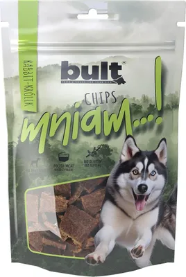 Produktbild von BULT Rabbit chips - leckerli für hunde - 100g