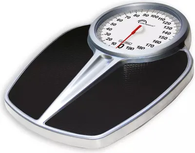 Obrázek produktu pro Little Balance Pro M 200, Mechanická osobní váha, 200 kg, Černá, Stříbrná, kg, Obdélník, Analogový