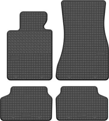 Image de Tapis de sol en caoutchouc pour BMW 5 G30 / G31 2017-2024 (berline/break) – 4 pièces, noirs, sur mesure