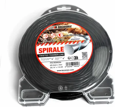 Produktbild von Mähfaden Tecomec 3,5mm x 35m rund gedreht,Trimmer-Faden für Motorsense