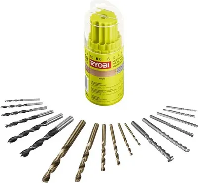 Image de Ryobi RAK18DMIX Kit 18 embouts Perceuse tournevis Percer bois mur métal