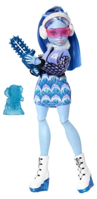 Produktbild von Monster High Fearbook Abbey Bominable Modepuppe mit Jacke, Jahrbuch und Kunstclub-Zubehörteilen, Modepuppe, Weiblich, 4 Jahr(e), Junge/Mädchen, 285,7 mm, Mehrfarbig