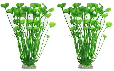 Produktbild von 2 Stück künstliche Aquarienpflanzen – Dekoration für Aquarien und Haustiere