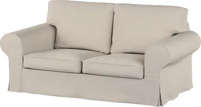 Produktbild von Dekoria Bezug für Ektorp 2-Sitzer Sofa nicht ausklappbar, grau, Sofabezug für  Ektorp 2-Sitzer nicht ausklappbar