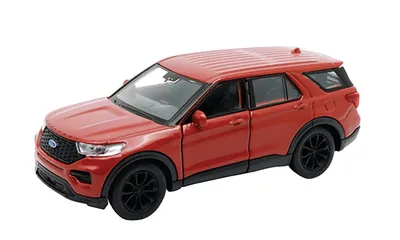 Produktbild von FORD EXPLORER 2023 Modellauto 11,8cm Metall Modell Auto mit Rückzugmotor Spielzeugauto 70 (Braun-Metallic)