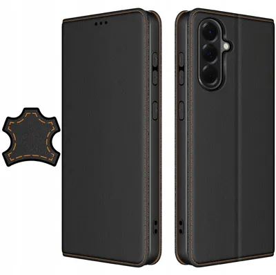 Zdjęcie produktu dla Etui do Samsung A57 5G SKÓRZANE ZAMYKANE MAGNETYCZNE + SZKŁO