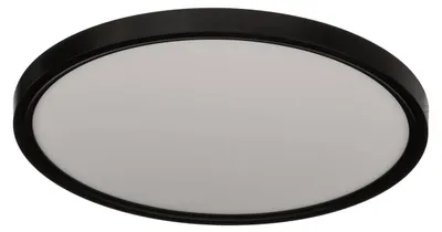 Produktbild von Lindby LED-Deckenleuchte Pravin, Ø 40 cm, 3.000 K, schwarz