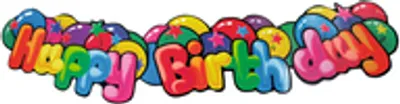 Image de Susy Card 11347671 SUSYCARD Grußkette Birthday party 1,3 m 1 Stück